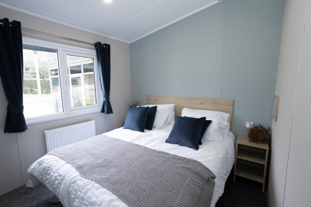 2026 Victory Silverwood static caravan master bedroom