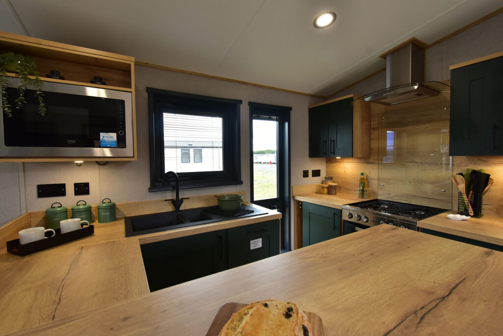 2026 ABI Ingleton static caravan kitchen