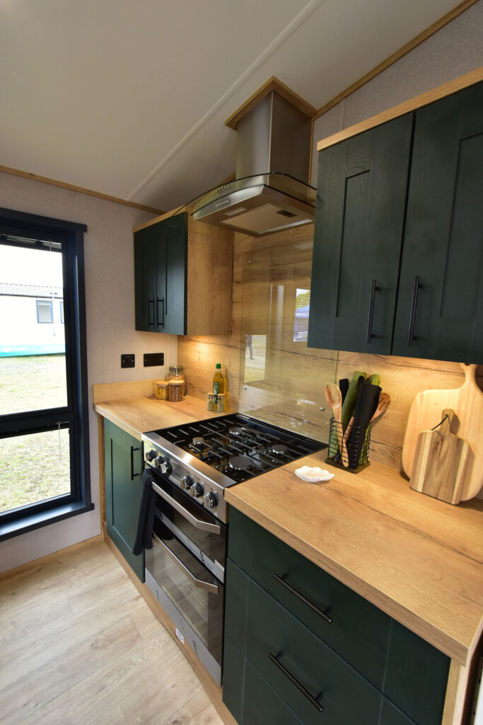 2026 ABI Ingleton static caravan kitchen