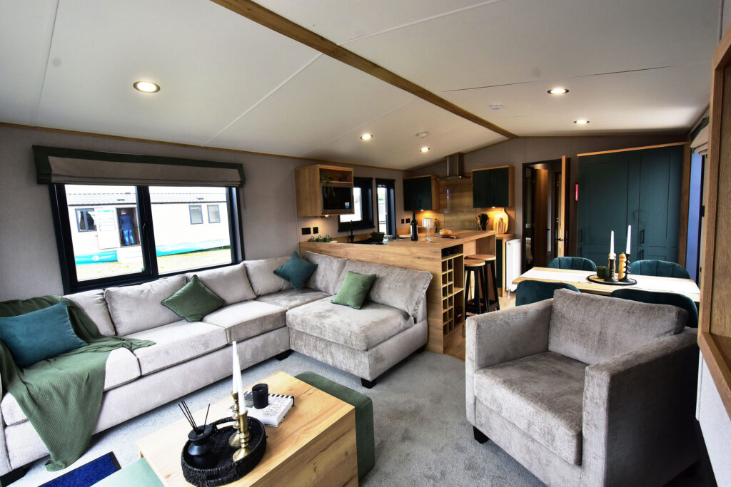 2026 ABI Ingleton static caravan lounge