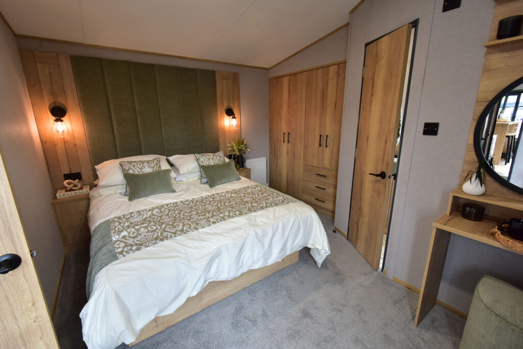 2026 ABI Ingleton static caravan master bedroom
