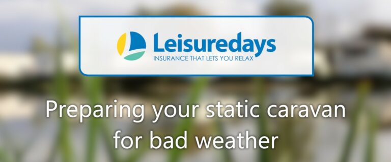 Preparing your static caravan for bad weather