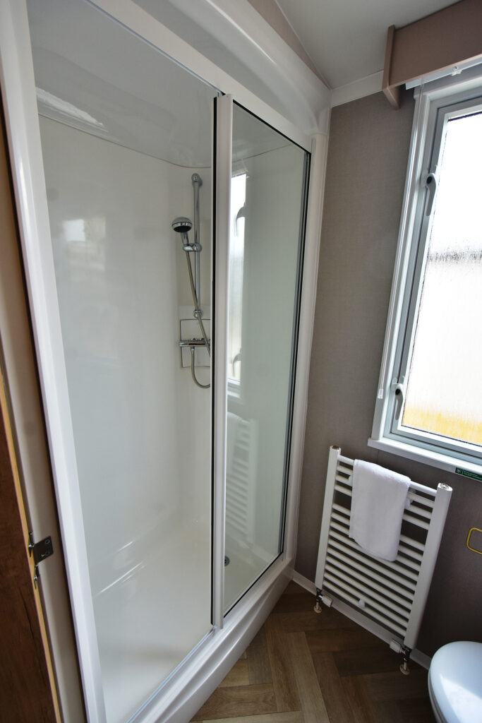 2026 Swift Burgundy static caravan shower room