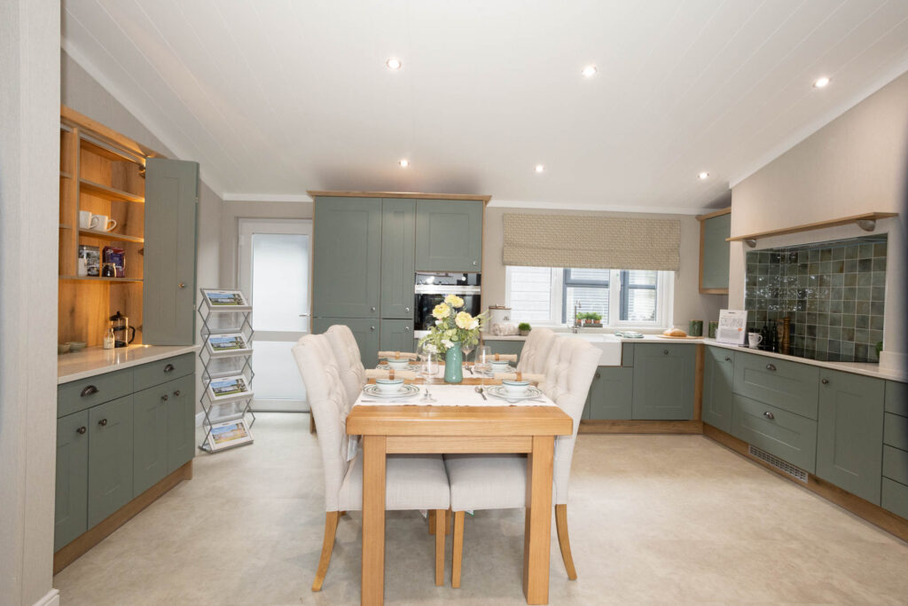 Omar Breckland park home kitchen