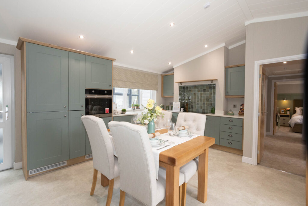 Omar Breckland park home kitchen