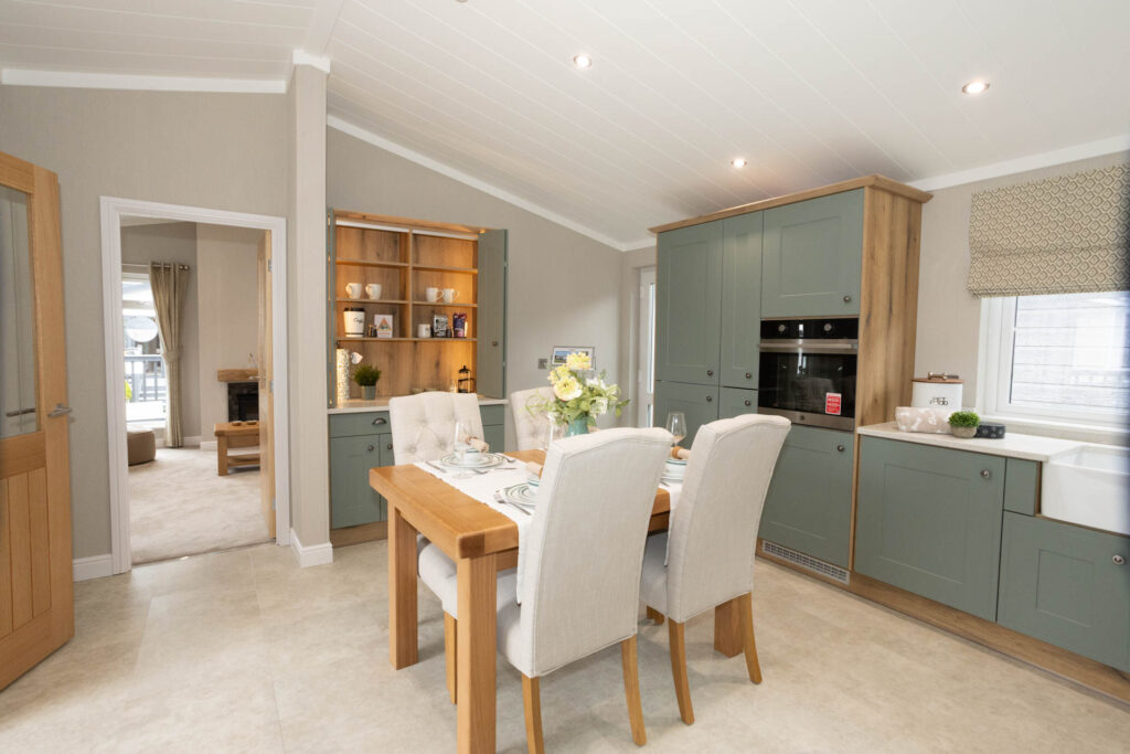 Omar Breckland park home kitchen