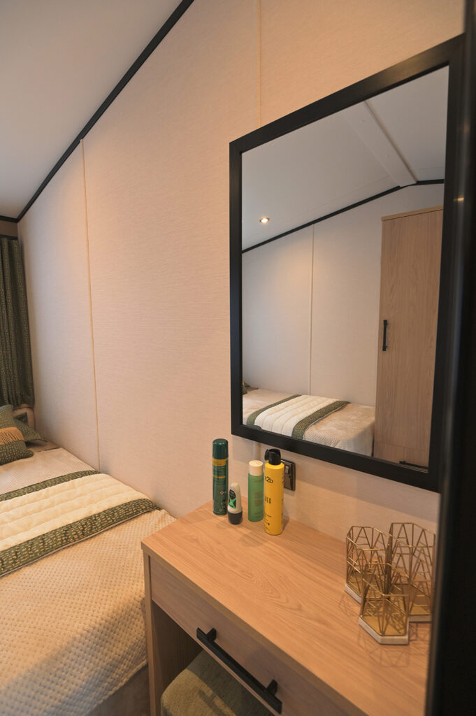 2026 Carnaby Grantley holiday lodge twin bedroom