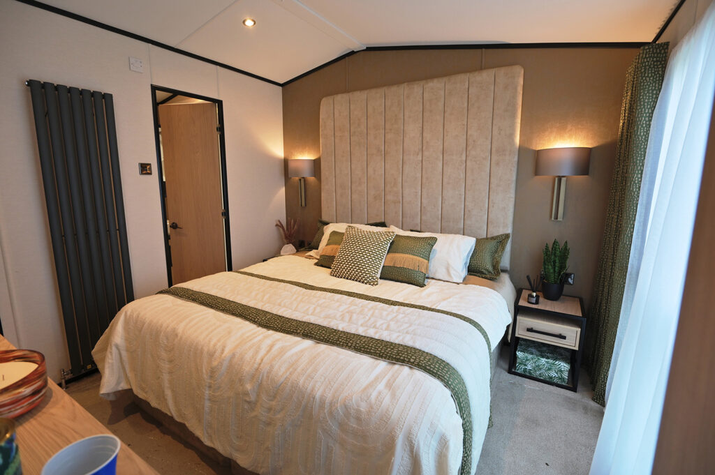 2026 Carnaby Grantley holiday lodge master bedroom