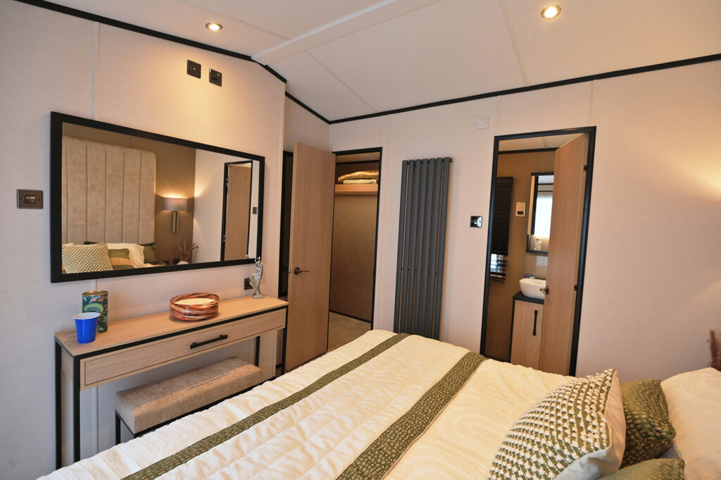 2026 Carnaby Grantley holiday lodge master bedroom