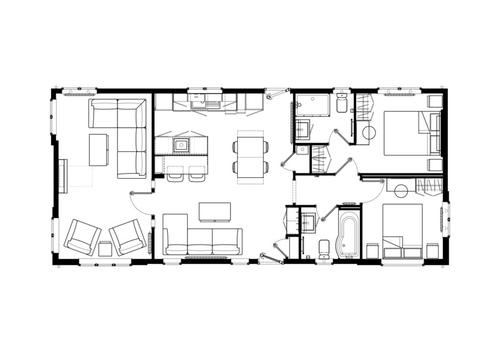 Omar Serenity park home floorplan