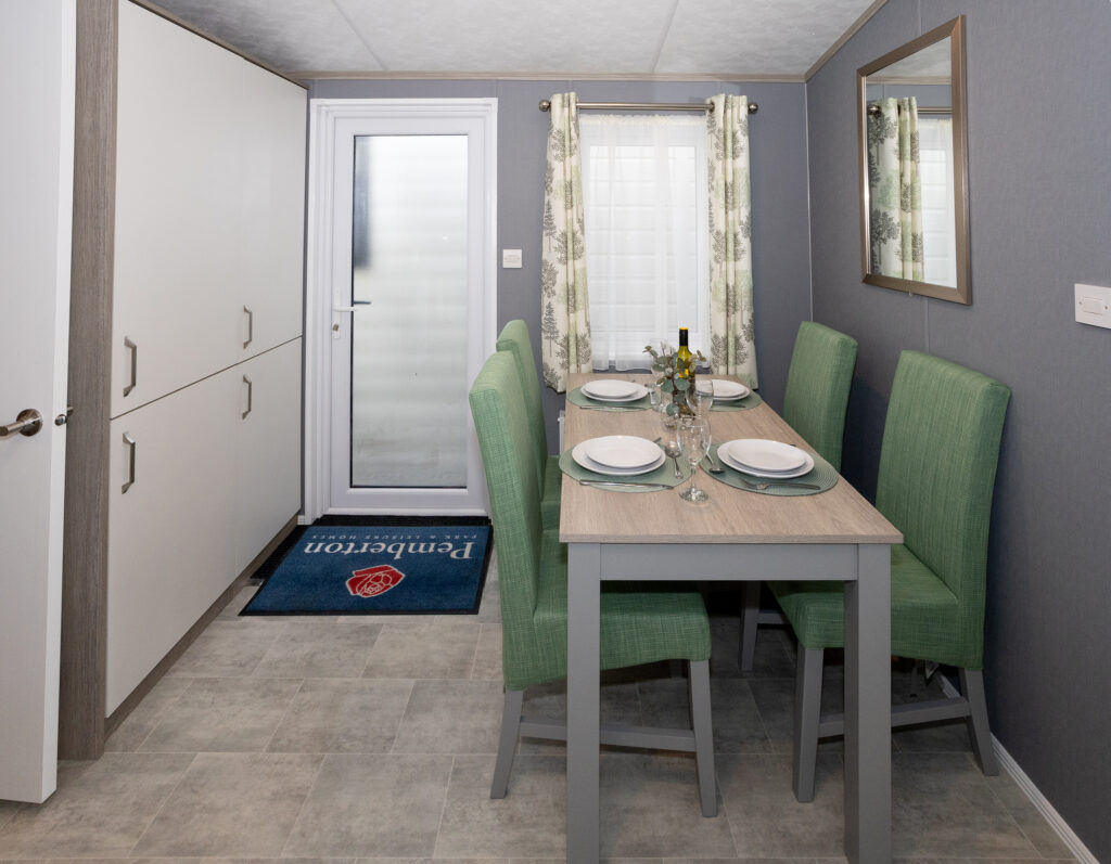 2026 Pemberton Regent holiday caravan dining table