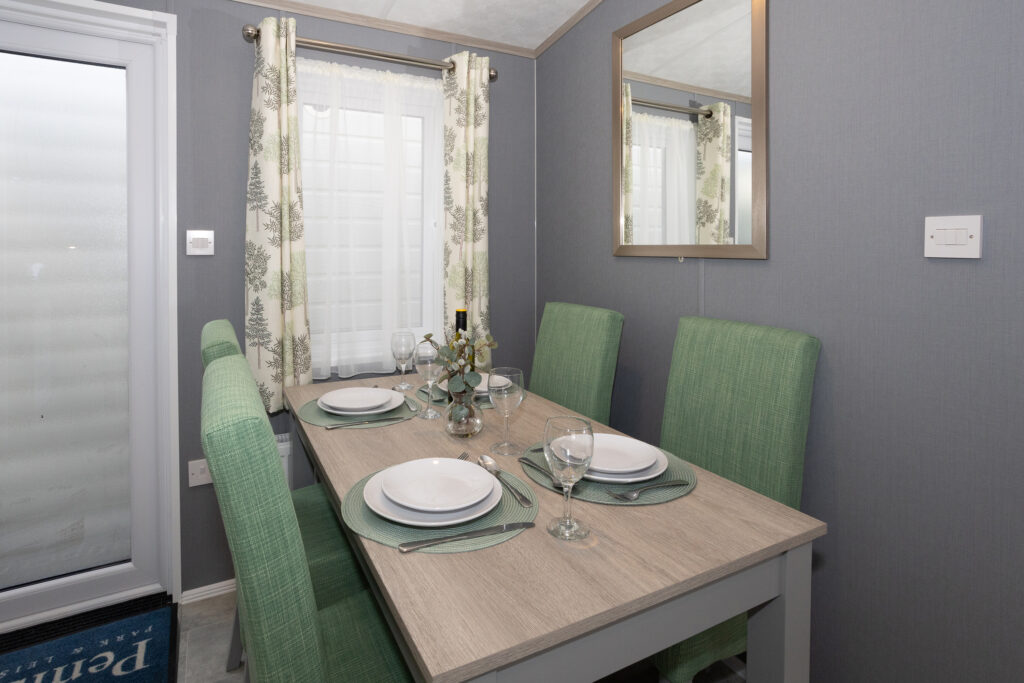 2026 Pemberton Regent holiday caravan dining table
