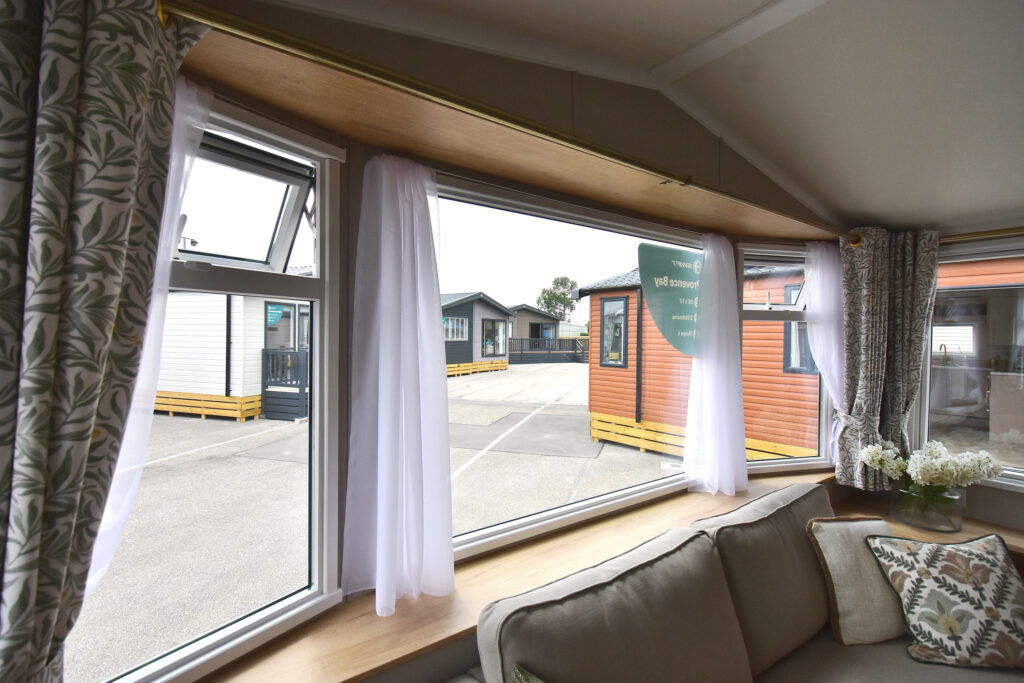 2026 Swift Provence Bay static caravan lounge windows