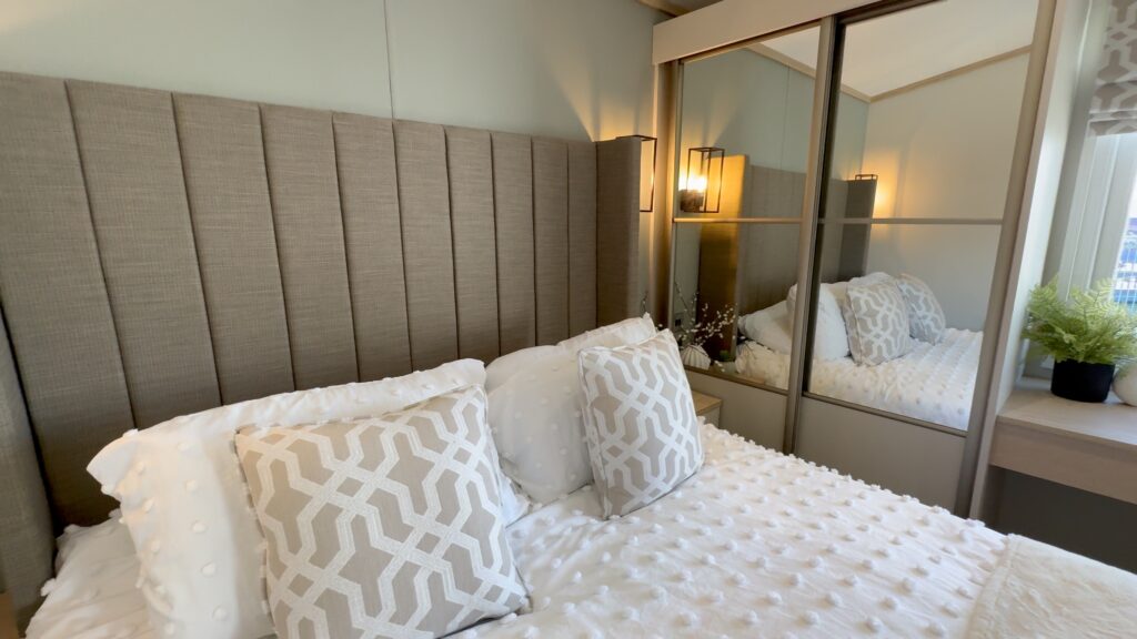 2026 Victory Harraway static caravan master bedroom