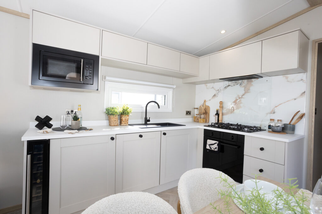 2026 Victory Harraway static caravan kitchen