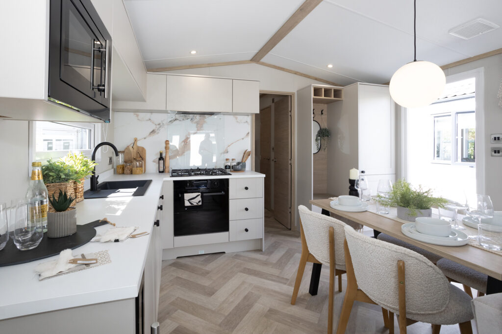 2026 Victory Harraway static caravan kitchen