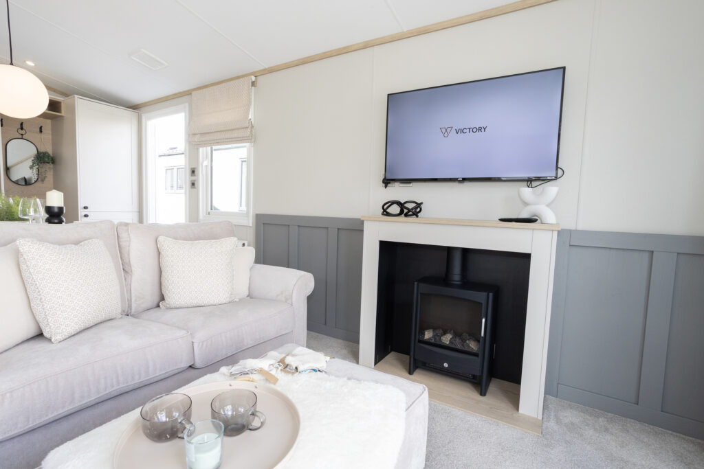 2026 Victory Harraway static caravan lounge