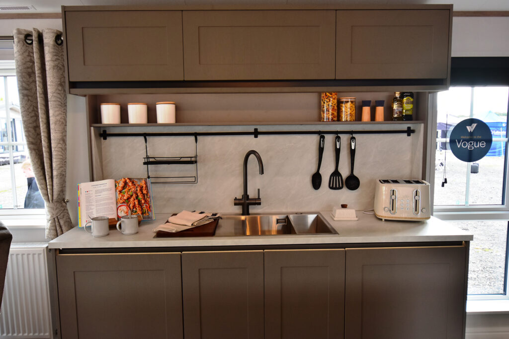 2026 Willerby Vogue static caravan kitchen