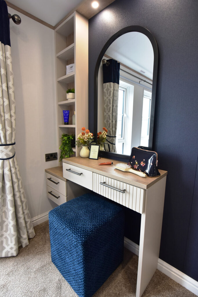 2026 Willerby Vogue static caravan master bedroom dressing table