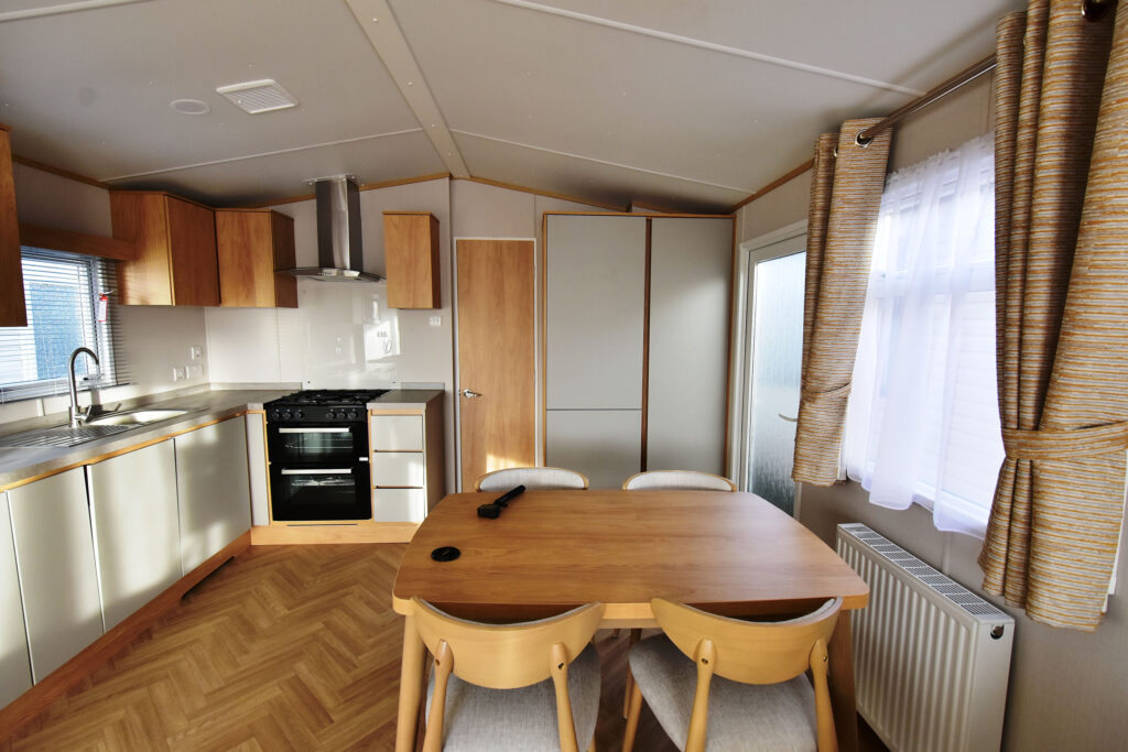 2026 Carnaby Melrose static caravan kitchen