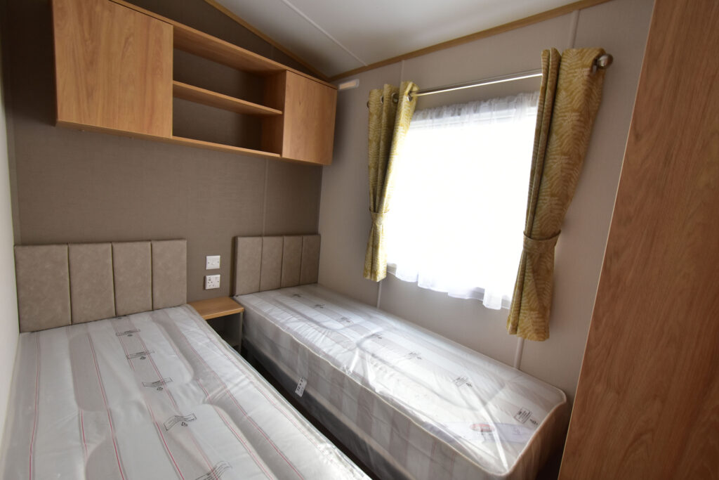 2026 Carnaby Melrose static caravan twin bedroom