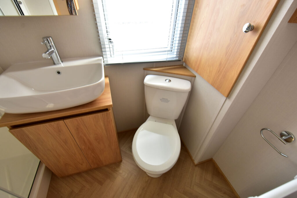 2026 Carnaby Melrose static caravan main washroom