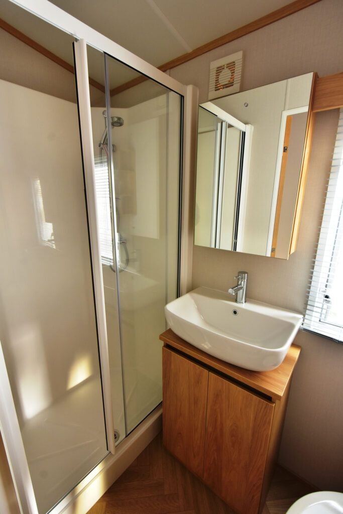 2026 Carnaby Melrose static caravan main washroom