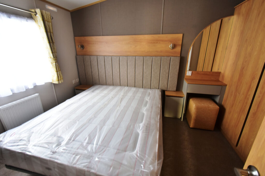 2026 Carnaby Melrose static caravan double bedroom