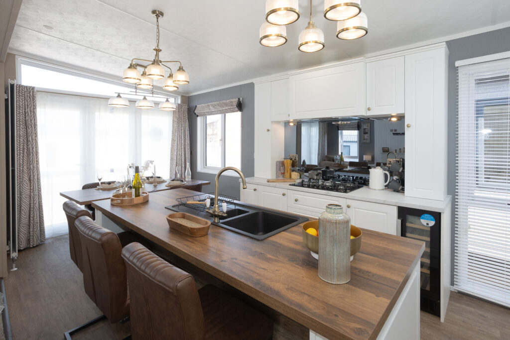 2026 Pemberton Glendale holiday lodge kitchen