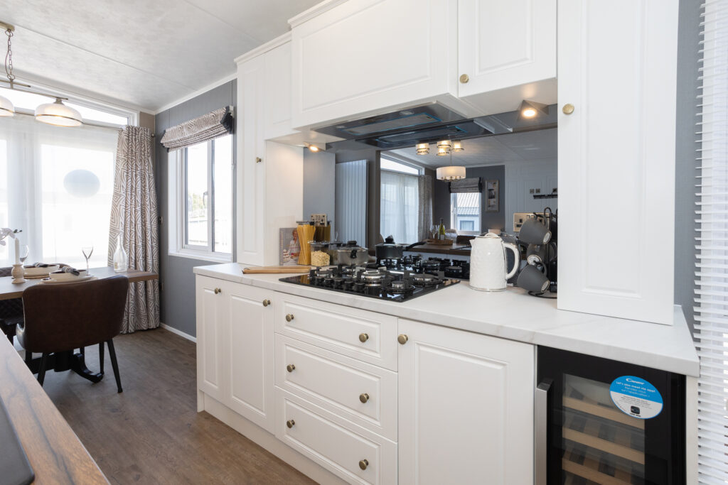 2026 Pemberton Glendale holiday lodge kitchen