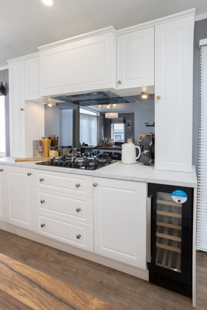 2026 Pemberton Glendale holiday lodge kitchen