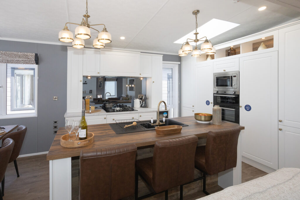 2026 Pemberton Glendale holiday lodge kitchen