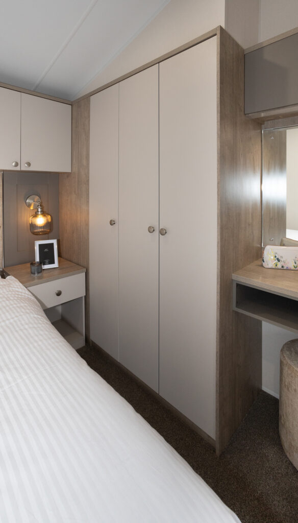 2026 Willerby Salisbury static caravan master bedroom wardrobes