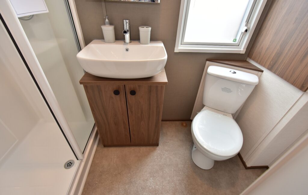 2026 Carnaby Carrington static caravan shower room