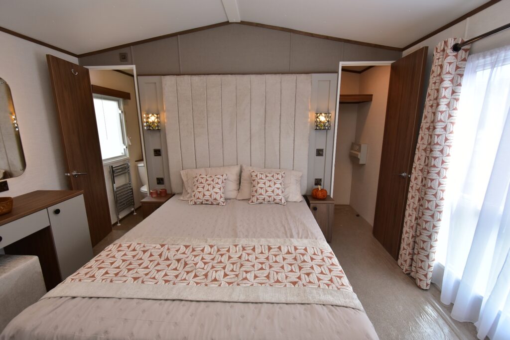 2026 Carnaby Carrington static caravan master bedroom