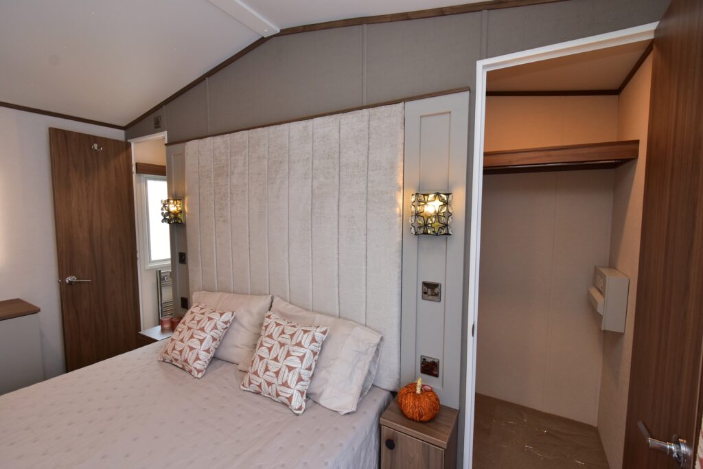 2026 Carnaby Carrington static caravan master bedroom