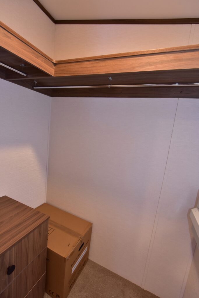 2026 Carnaby Carrington static caravan wardrobe