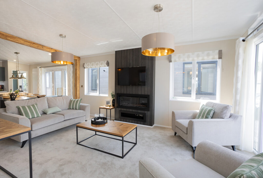 2026 Pemberton Rivendale holiday lodge lounge