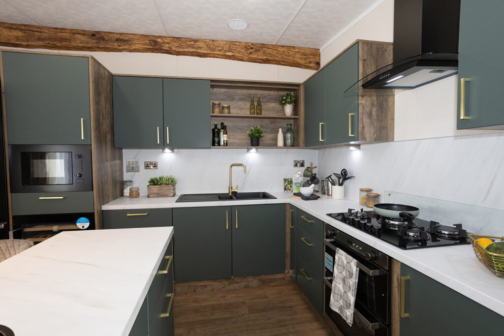 2026 Pemberton Rivendale holiday lodge kitchen