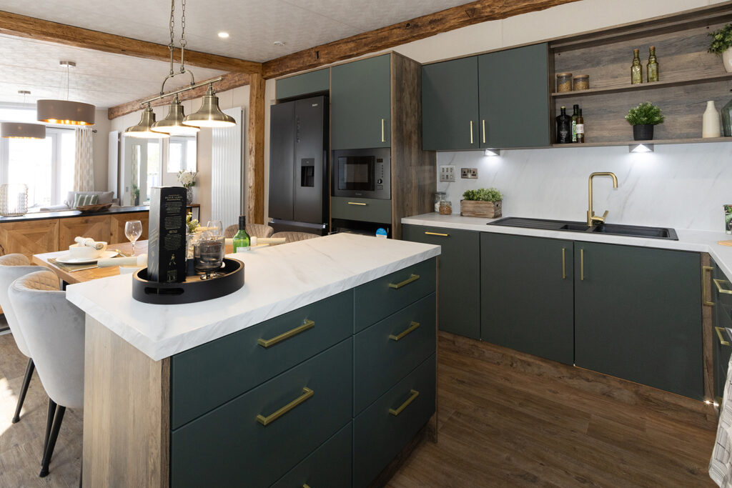 2026 Pemberton Rivendale holiday lodge kitchen