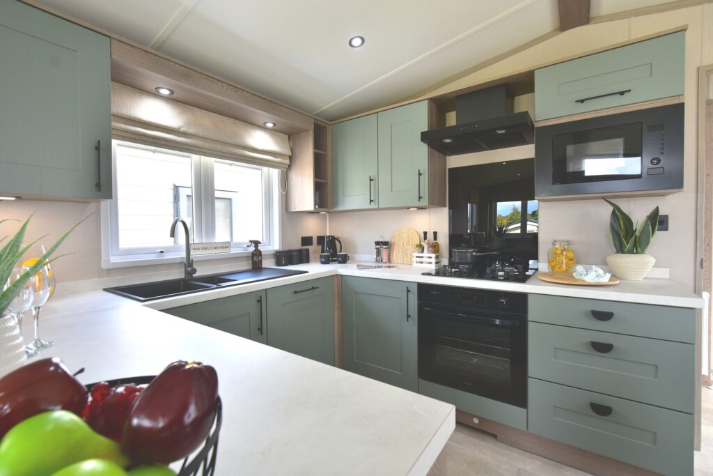 2026 Love Holiday Homes Hamlet Lodge kitchen