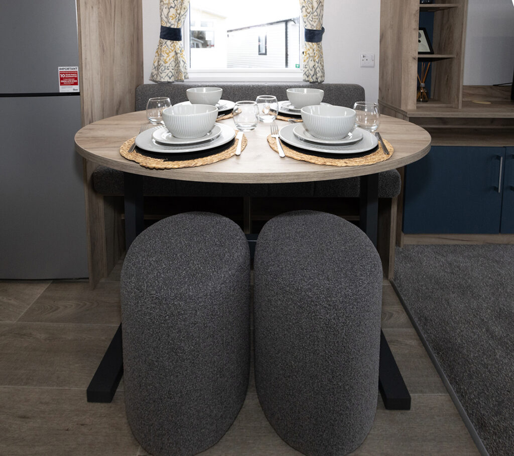 2026 Willerby Ashford static caravan dining table