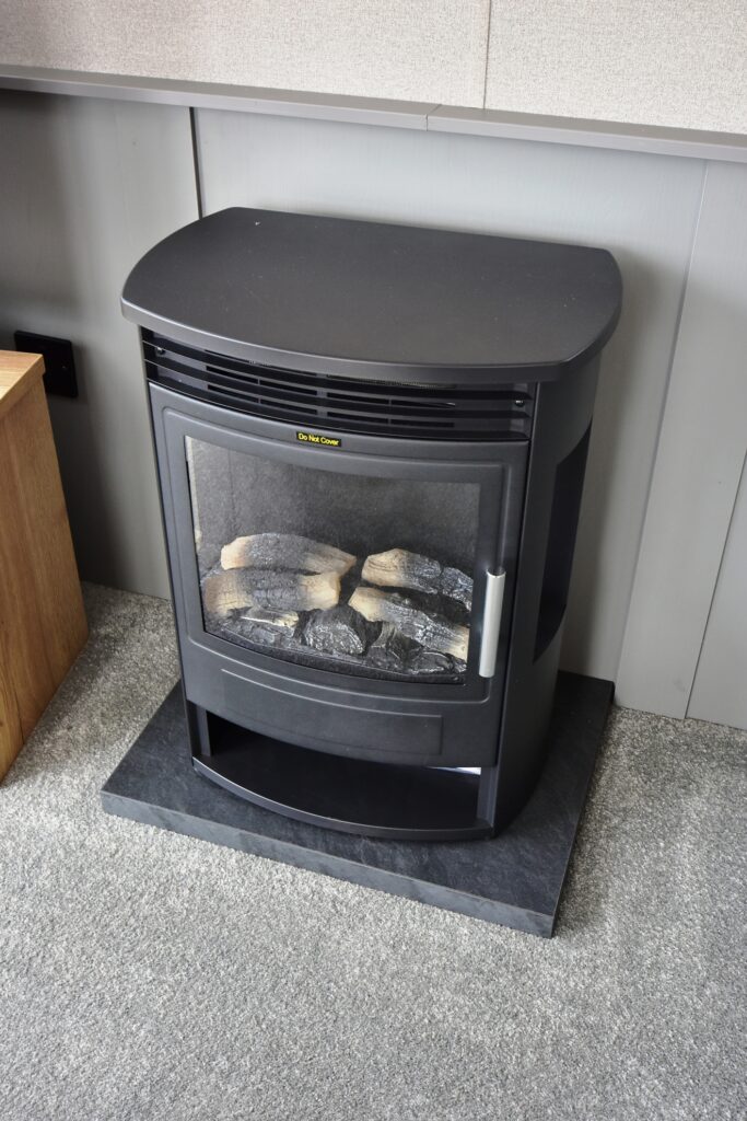 2026 ABI St David static caravan fireplace