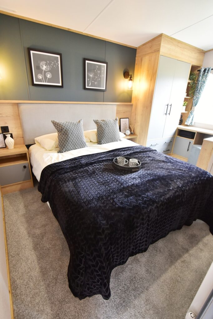 2026 ABI St David static caravan master bedroom