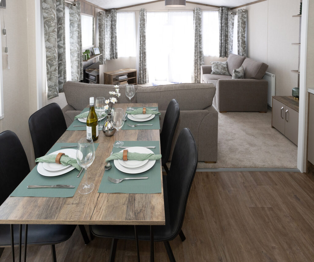 2026 Pemberton Elite static caravan dining table