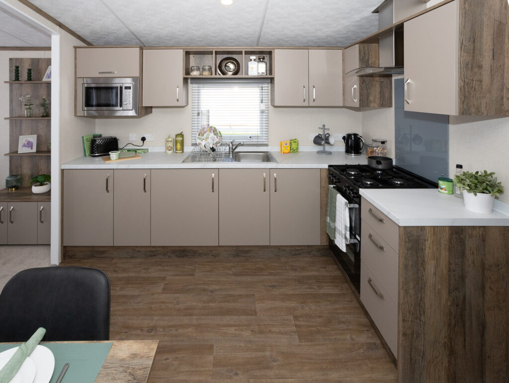 2026 Pemberton Elite static caravan kitchen