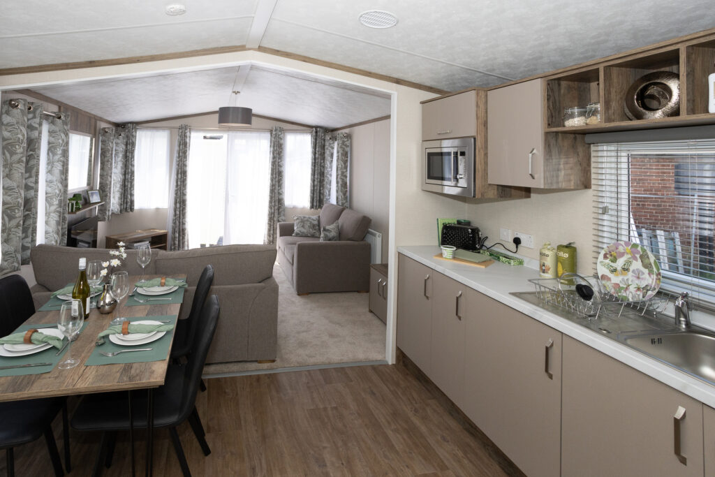 2026 Pemberton Elite static caravan kitchen / dining
