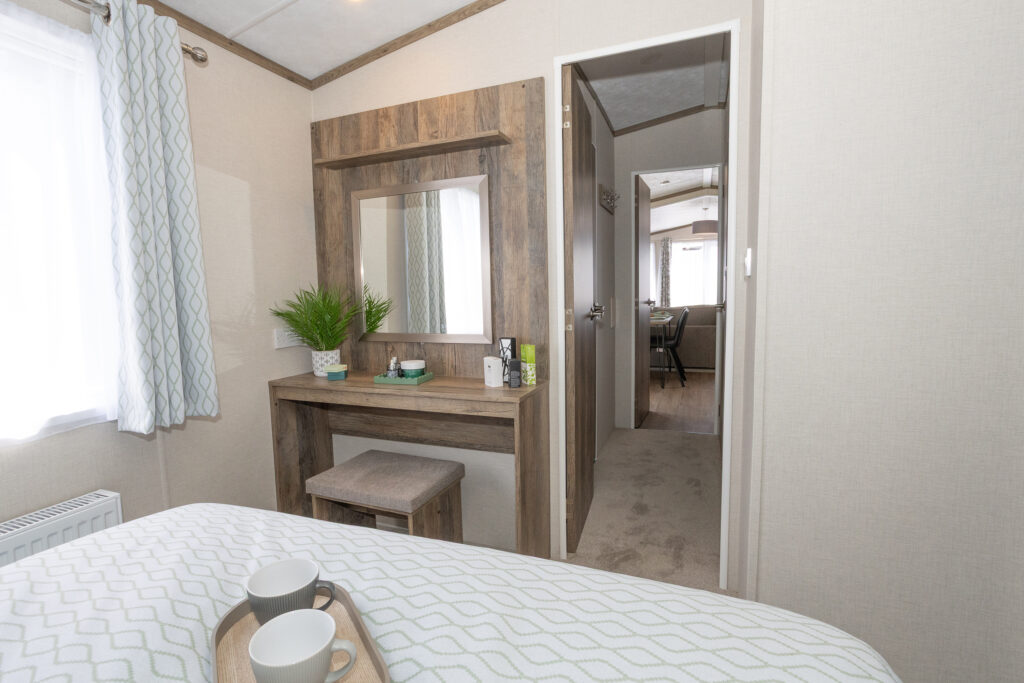 2026 Pemberton Elite static caravan master bedroom