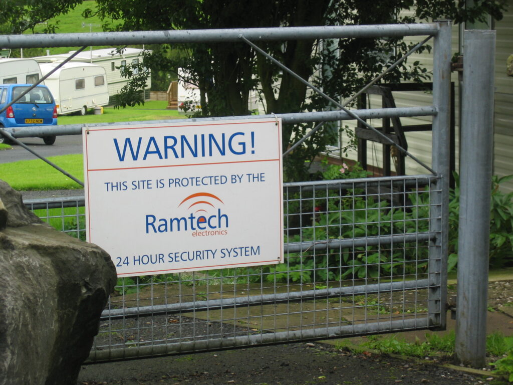 static caravan security