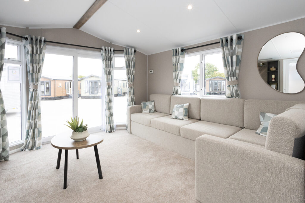 2027 Willerby Leven static caravan lounge